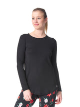 Marie Solid Round Neck Top